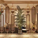 Muscat Customizable Partition Stainless Steel frame