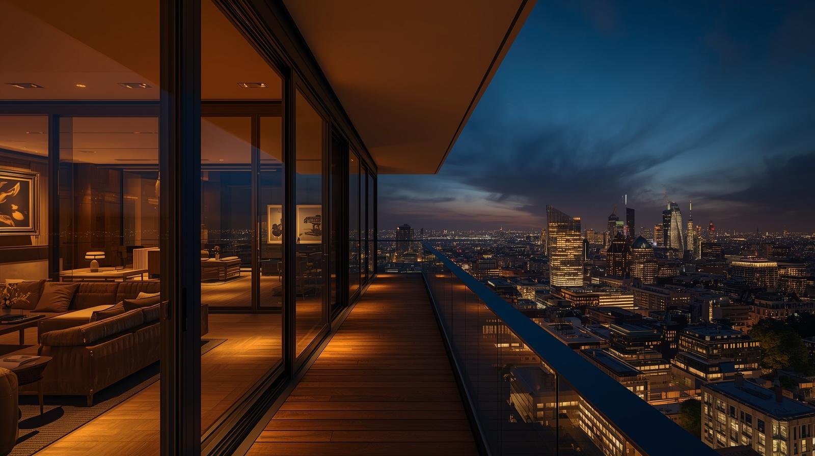 Evening Cityscape