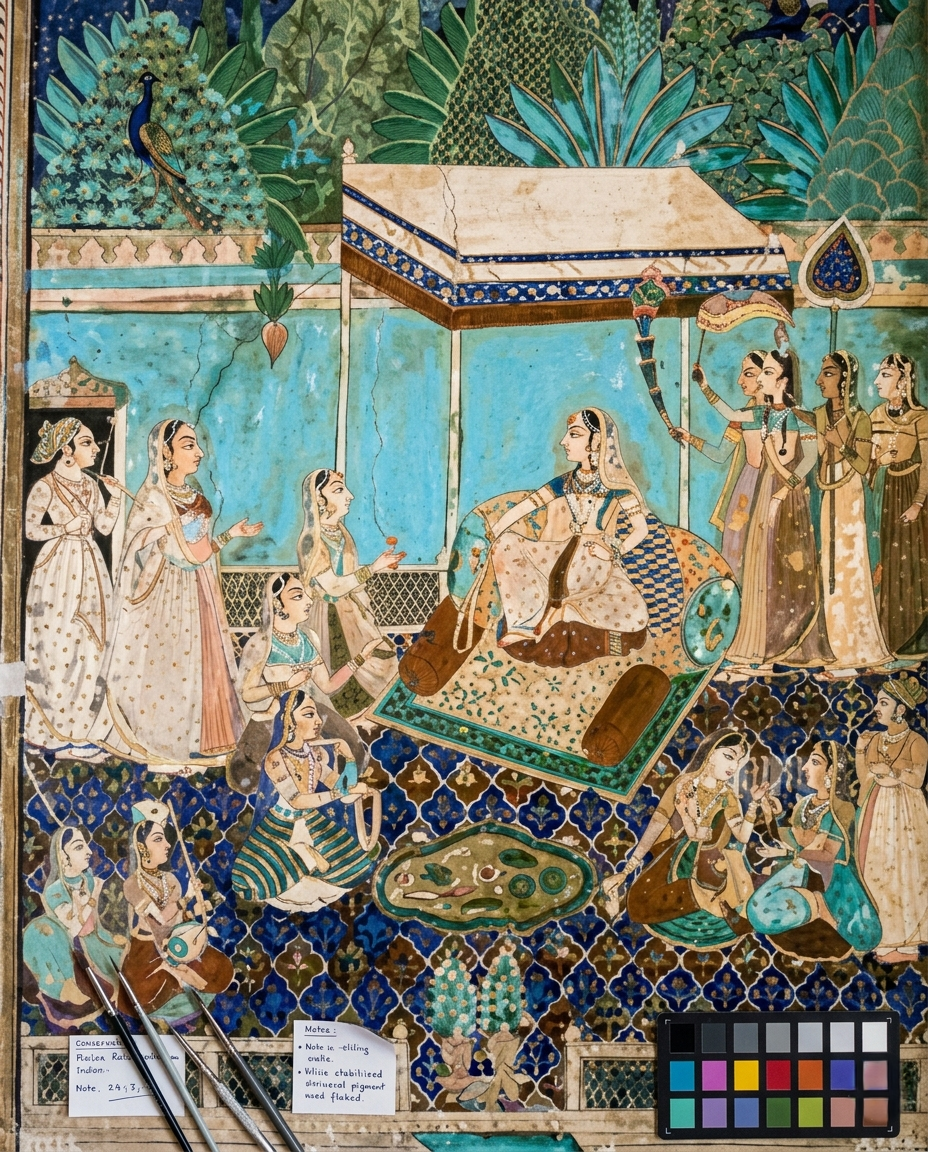 Restored Fresco Detail