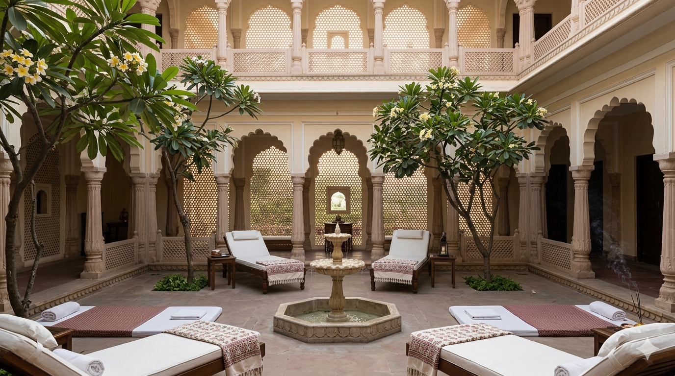 Spa Courtyard
