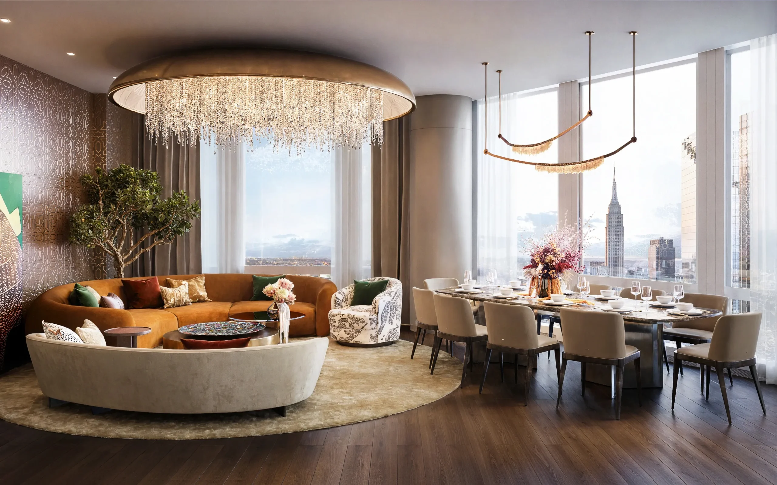 Modern Hall Living Room