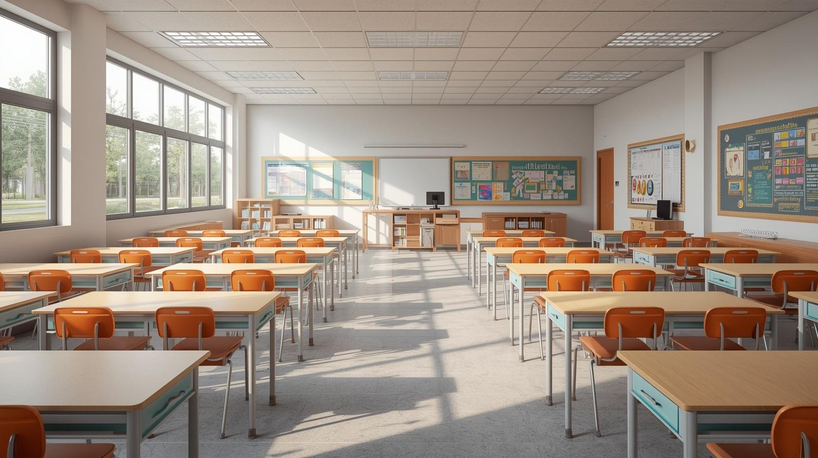 Bright Primary Classroom