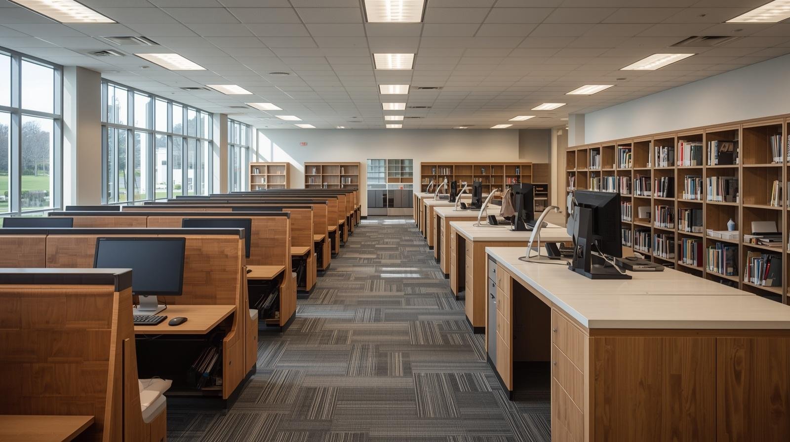 Library Study Carrels