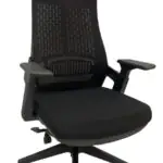 Crosby Neo High Back Ergonomic Office Chair with Adjustable Arms Tilt Lock Mechanism in Black colour