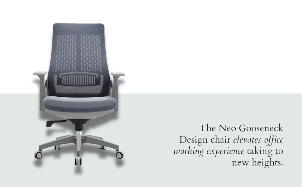 Crosby Neo High Back Office Chair Executive Chair in Dark Grey Color - Image 4