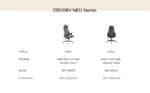 Crosby Neo High Back Office Chair Executive Chair in Dark Grey Color - Image 7
