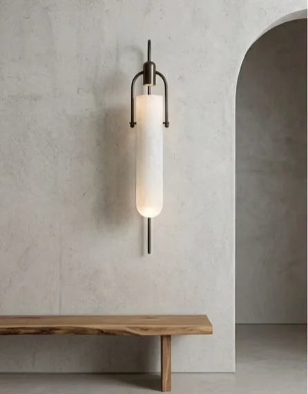 Modern Gold Metal Acrylic Pipe LED Wall Lamp Compatible with Living Room - Image 4