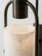 Modern Gold Metal Acrylic Pipe LED Wall Lamp Compatible with Living Room - Image 2