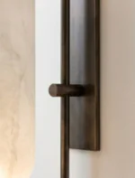 Modern Gold Metal Acrylic Pipe LED Wall Lamp Compatible with Living Room