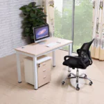 Mesh Mid Back Revolving Chair with Tilting Mechanism Mesh Office Arm Chair - Image 4