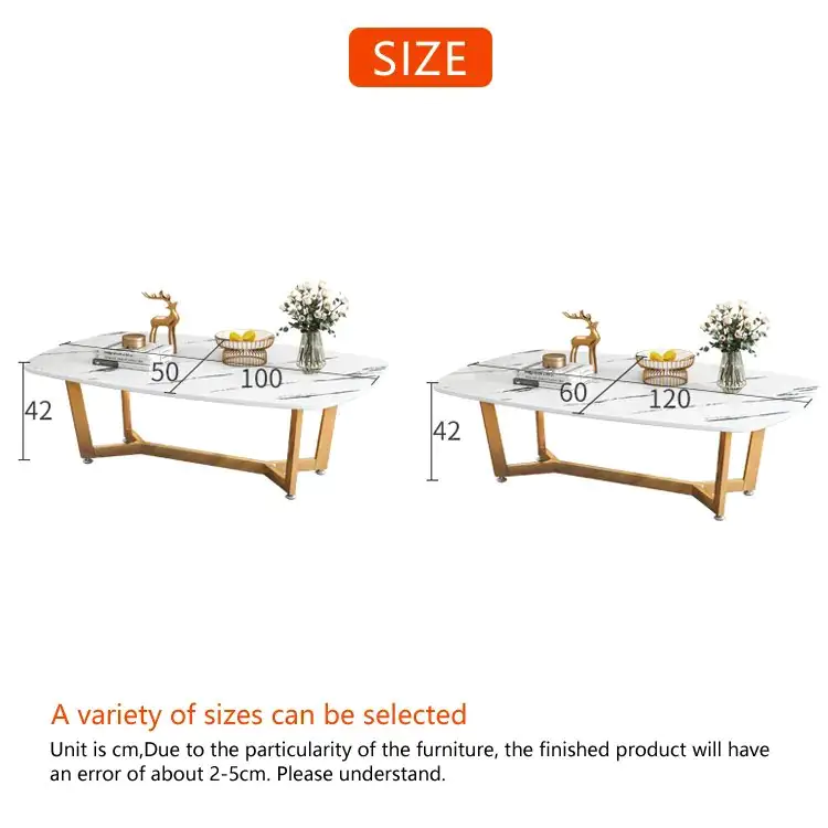 Luxurious Elara Marble and Glass Coffee Table - Image 3