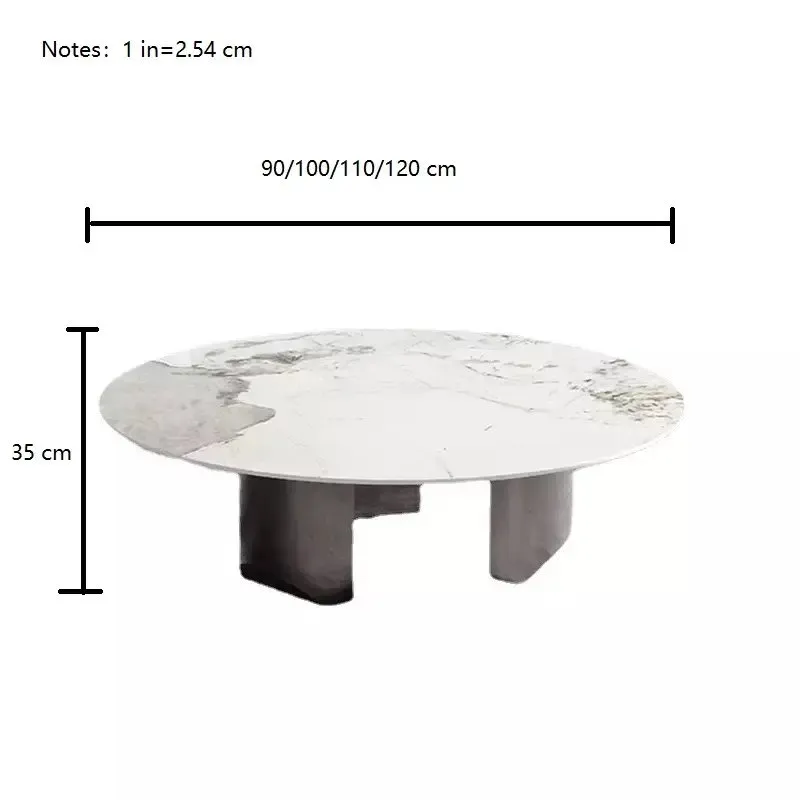 Luxe Elegance Gunmetal and Faux Marble Coffee Table - Image 4