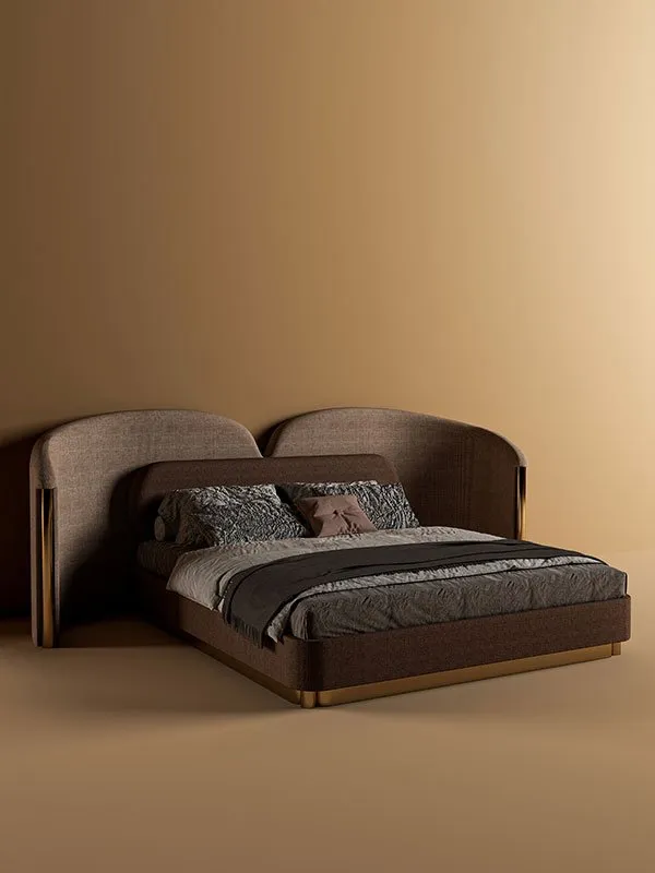 Lexus Luxury Bedroom Bed King Size Bed Modern Design - Image 4