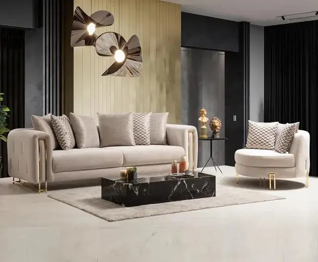 Tuxedo Italian Relaxing Luxury Three Seater Sofa - Image 5