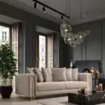 Tuxedo Italian Relaxing Luxury Three Seater Sofa