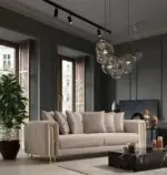 Tuxedo Italian Relaxing Luxury Three Seater Sofa