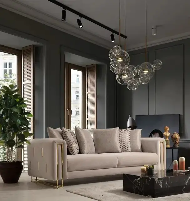 1000040268.jpg Tuxedo Italian Relaxing Luxury Three Seater Sofa - Image 1