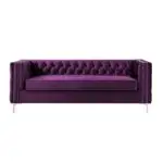 Chika Chesterfield Upholstered Velvet Sofa - Image 19