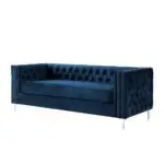 Chika Chesterfield Upholstered Velvet Sofa - Image 3