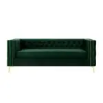 Chika Chesterfield Upholstered Velvet Sofa - Image 9