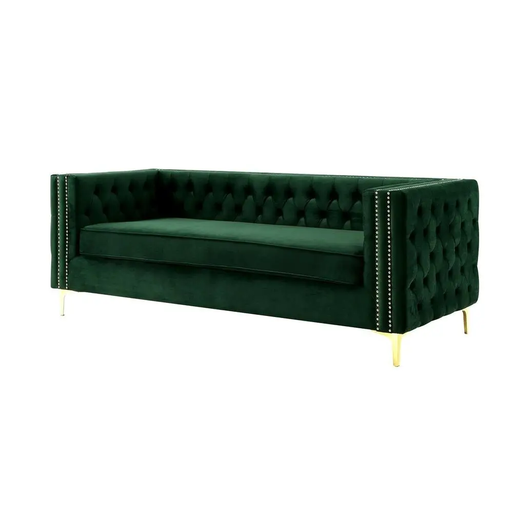 Chika Chesterfield Upholstered Velvet Sofa - Image 11