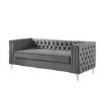 Chika Chesterfield Upholstered Velvet Sofa - Image 13