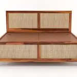 Chitti Sheesham Rattan bed