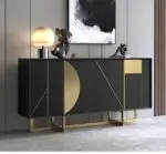 Meta Modern Elegance: The Ultimate Sideboard for Sophisticated Storage and Style | Stainless steel legs - Image 5