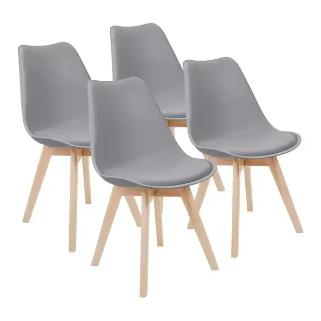 Eames New Moulded Chair | Dining Chair | Cafe Designer Chair - 4Pc - Image 1