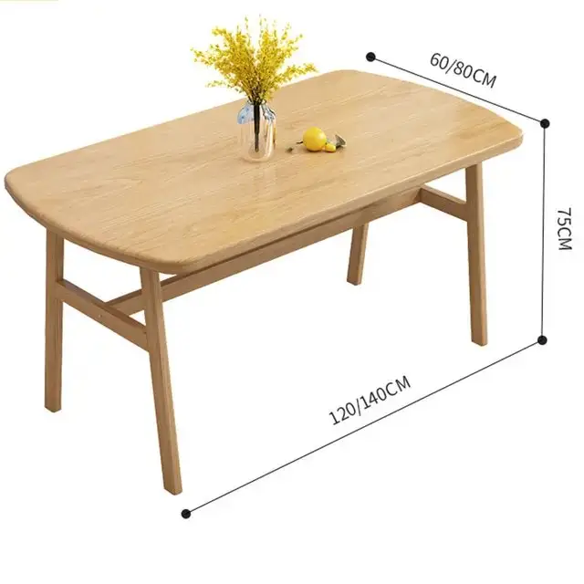 OX Horn Dining Table and Chair Set | Wooden Dining Chair | Cafe Designer Dining Set - 1+4Pc - Image 10