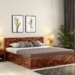 Wooden Street Sheesham bed