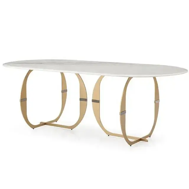 Luxurious Diana Dining Table and six Chairs Set - Image 4