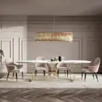 Luxurious Diana Dining Table and six Chairs Set
