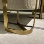 Cartier Luxe Modern Minimalist Coffee Table Set with Marble Top and Gold Finish - Image 5