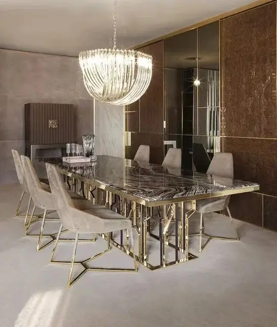 Elevate Your Dining Room with the Astral Dining Table - A Symbol of Luxury and Contemporary Design - Image 1