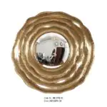 Windsor Luxurious Gold Circular Metal Frame Wall Mirror – A Modern Decor Masterpiece - Image 3