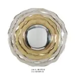 Windsor Luxurious Gold Circular Metal Frame Wall Mirror – A Modern Decor Masterpiece - Image 6
