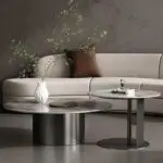 Helios Composite Marble Stone Nesting Coffee Table - Image 8
