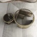 Eclipse Modern Stainless Steel and Glass Coffee Table Set - Image 4