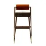 Harbor Sheesham Wood Bar Chair | Bar Stool | Cafe Designer Chair - Image 3