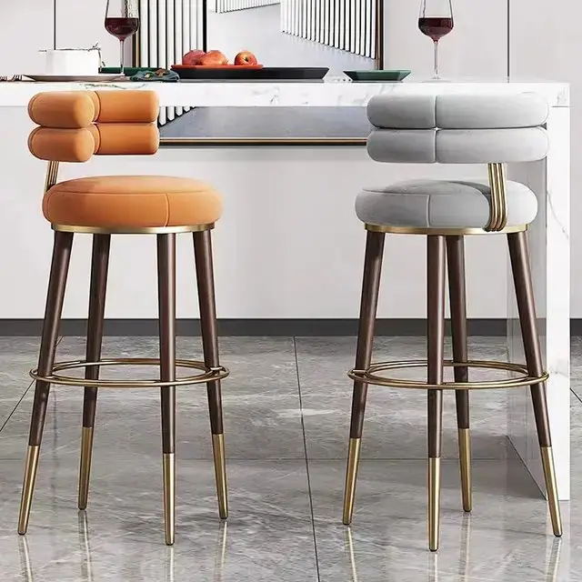 Yuruba Stainless Steel Bar Chair | Bar Stool | Cafe Designer Chair - Image 1