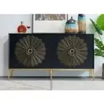 Stella LuxeMarble Contemporary Cabinet - Elegant & Sturdy