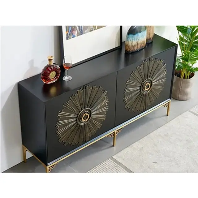 Stella LuxeMarble Contemporary Cabinet - Elegant & Sturdy - Image 2