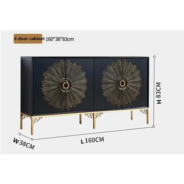 Stella LuxeMarble Contemporary Cabinet - Elegant & Sturdy - Image 5