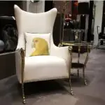 PlushVelvet Contemporary Accent Chair - Stylish & Comfortable