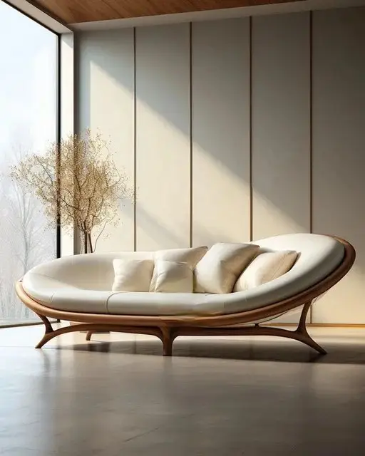 Kimi Japanese-Inspired Sheesham Wood Velvet Sofa - Elevate Your Living Space with Style and Comfort - Image 7