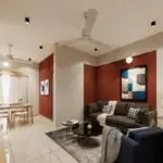 2BHK Premium Package (1Sofa set+2Bed+1study table +study chair+wardrobe+dining table and chairs set+decorative item+ceiling ligths)