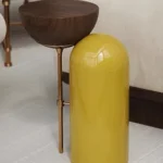 Sleek Minimalist Stainless Steel End Table – Versatile and Durable (pair)