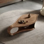 Michigan Leaf Coffee Table with Wooden table top