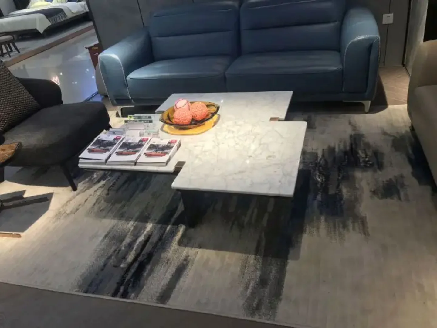 Stunning Contemporary Marble Top Coffee Table – Perfect for Modern Living Rooms - Image 5